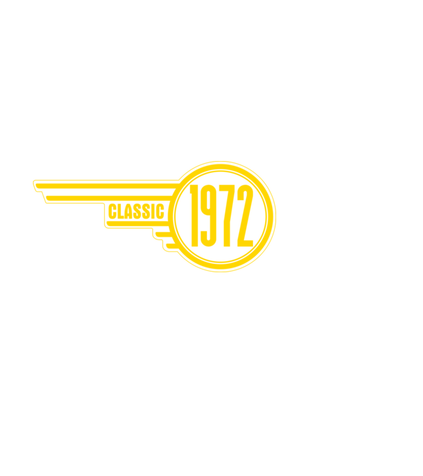Classic 1972 minta fekete pólón