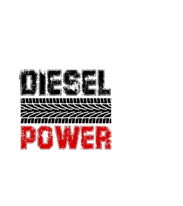 Diesel Power (black) minta fehér pólón