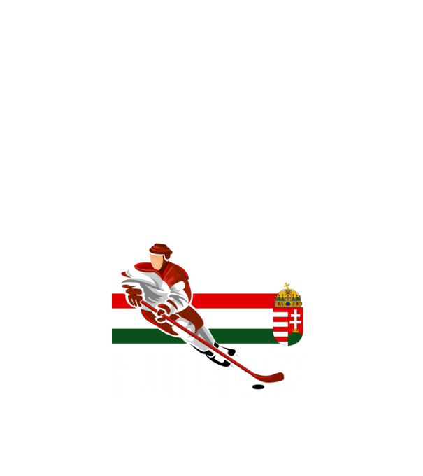 IceHockey Hungary minta fehér pólón