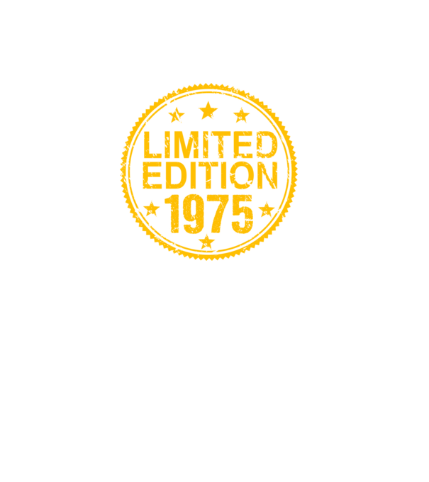 Limited Edition 1975 minta fekete pólón