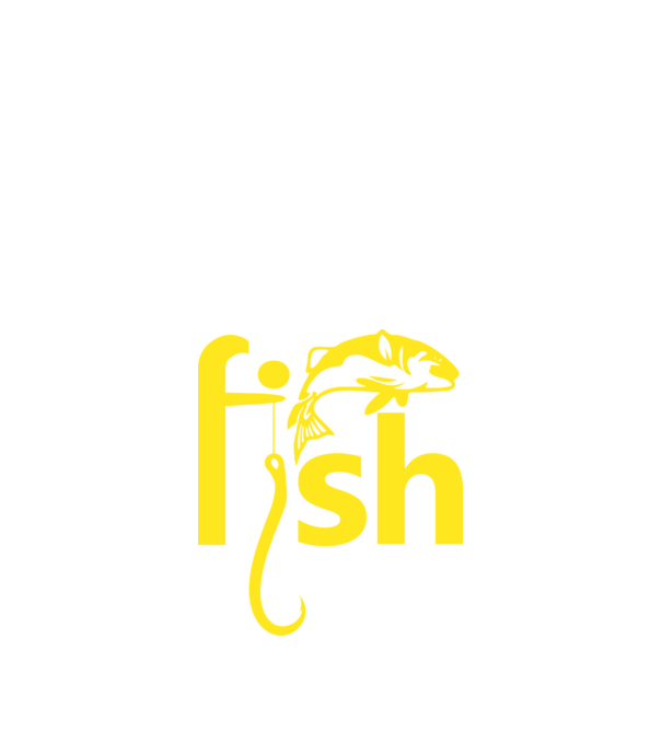 Fish minta fekete pólón