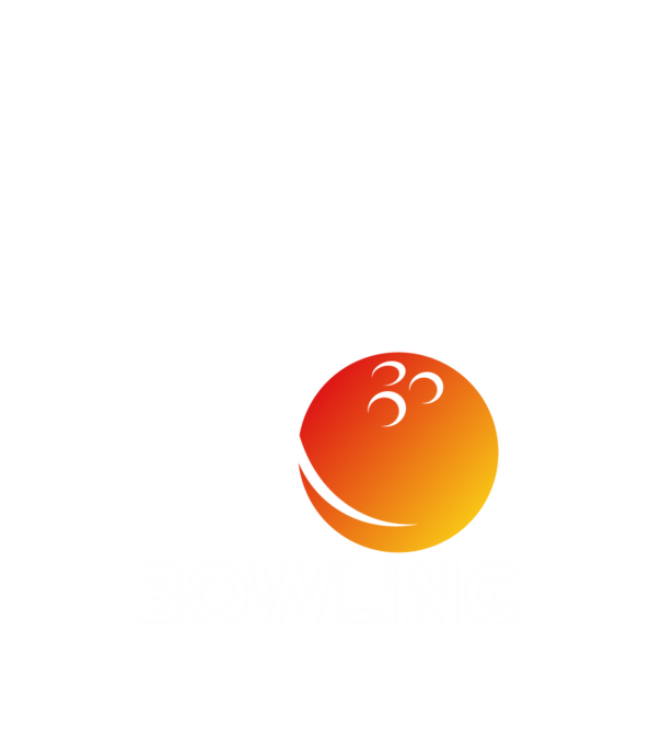 Bowling minta fehér pólón