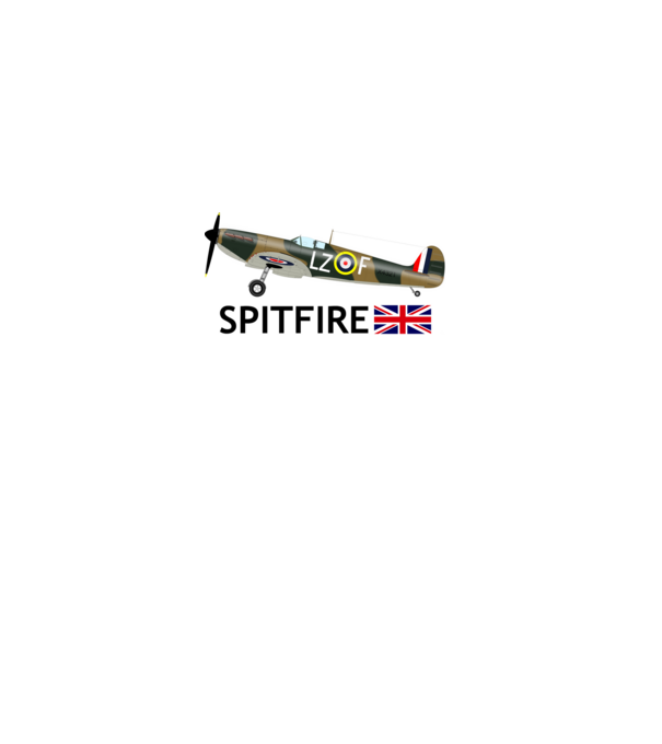 SPITFIRE Mk Ia minta piros pólón