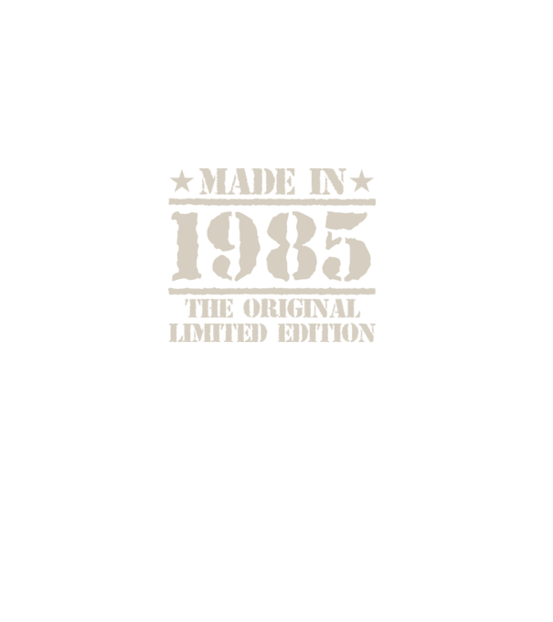 Made in 1985 minta fekete pólón