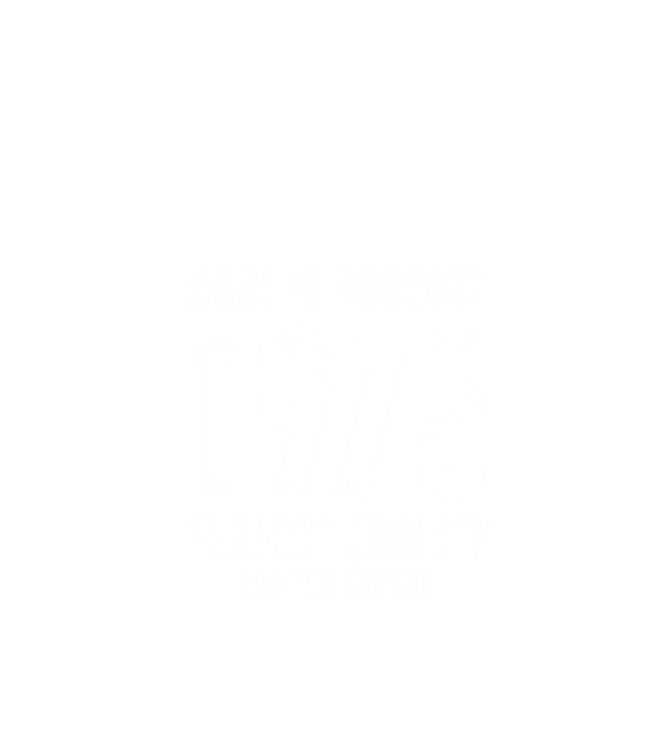 Made in hungary 1975 minta fekete pólón