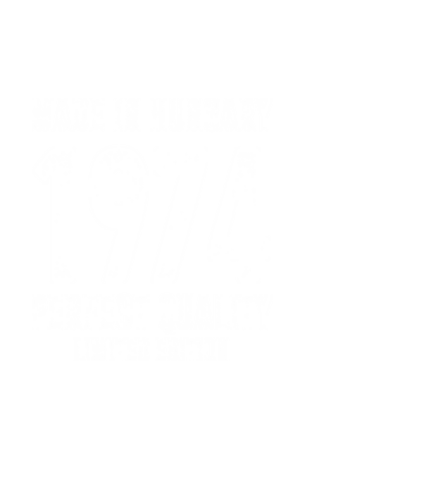 Made in hungary 1974 minta fehér pólón