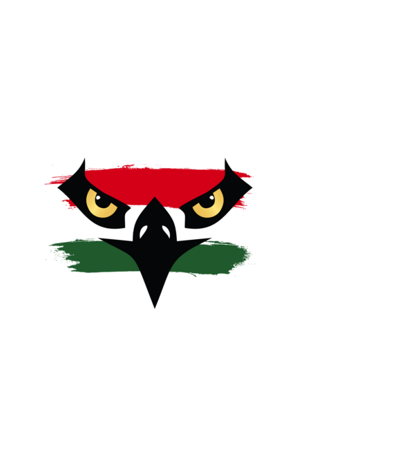 Magyar sas minta fekete pólón