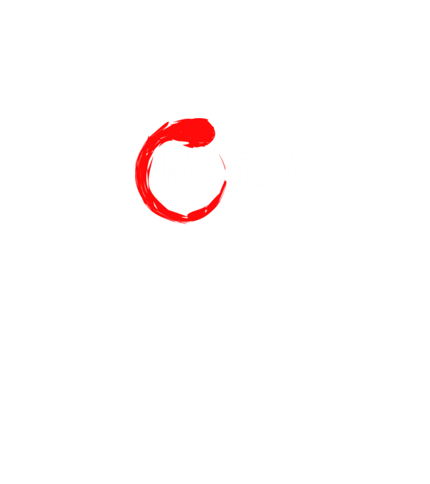 Ju Jitsu minta fekete pólón