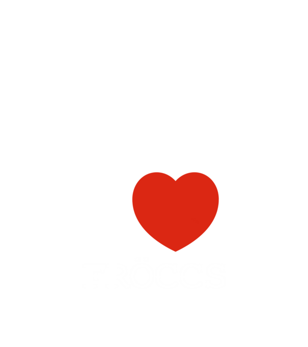 I Love Fröccs minta fekete pólón