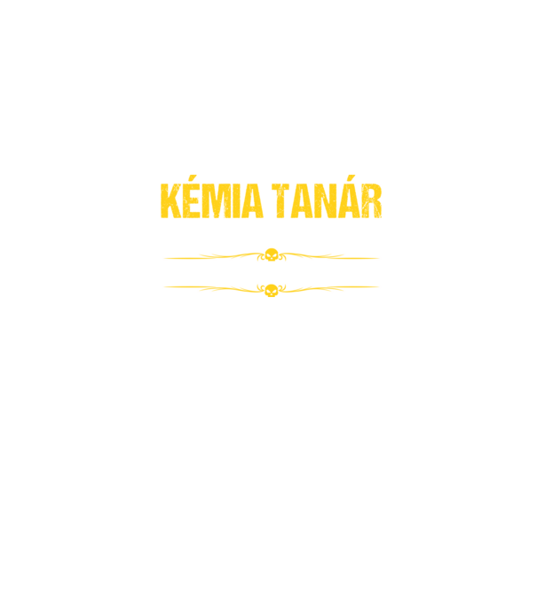 Kémia tanár minta farmerkék pólón