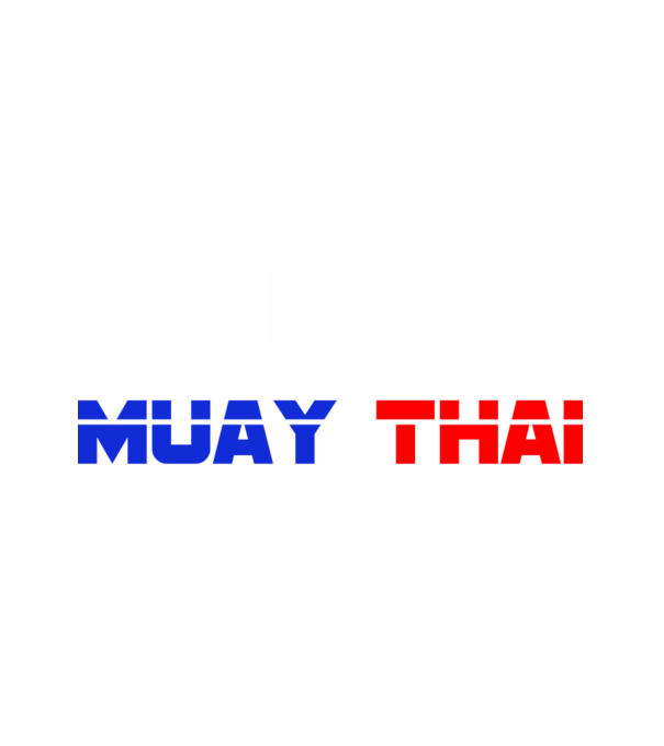 Muay Thay minta fehér pólón