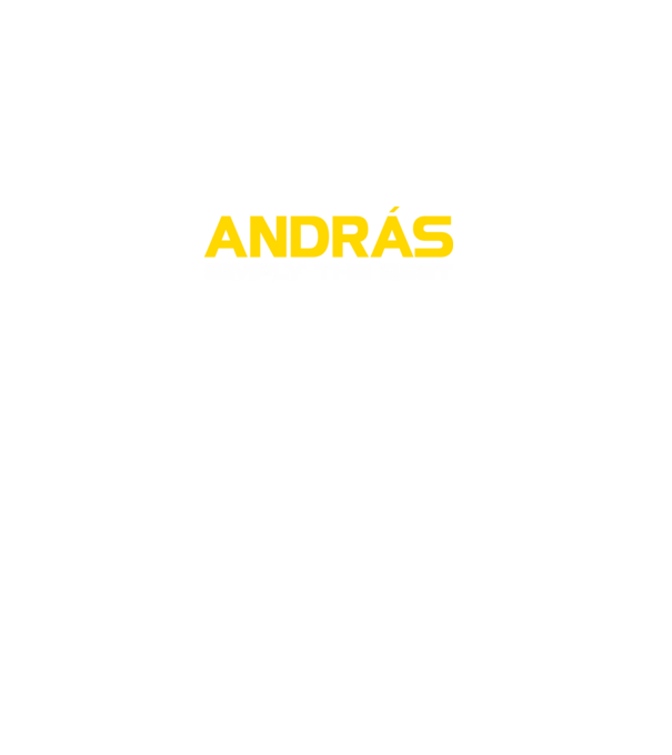András (Egyszerűen a legjobb) minta fekete pólón