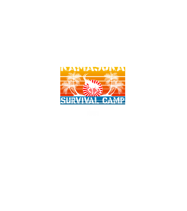Kamasuka Survival Camp minta fekete pólón