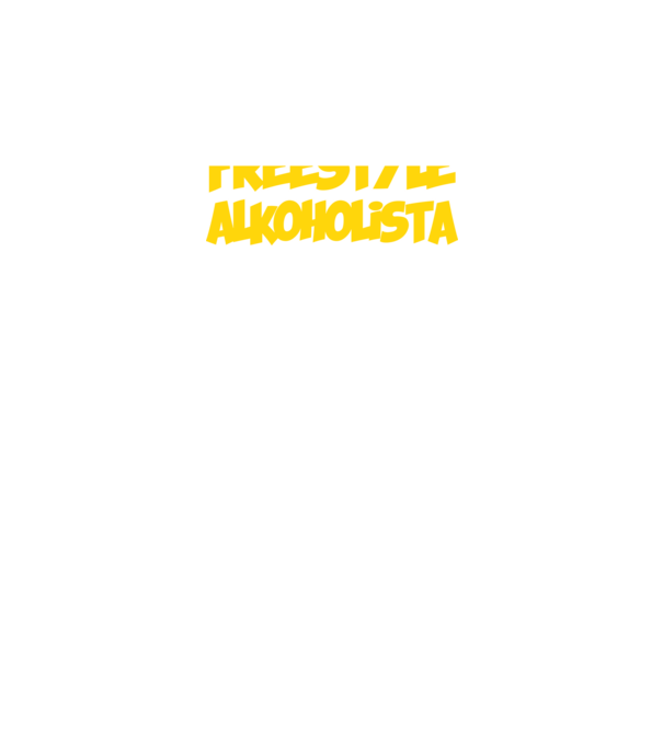 Freestyle Alkoholista minta fekete pólón