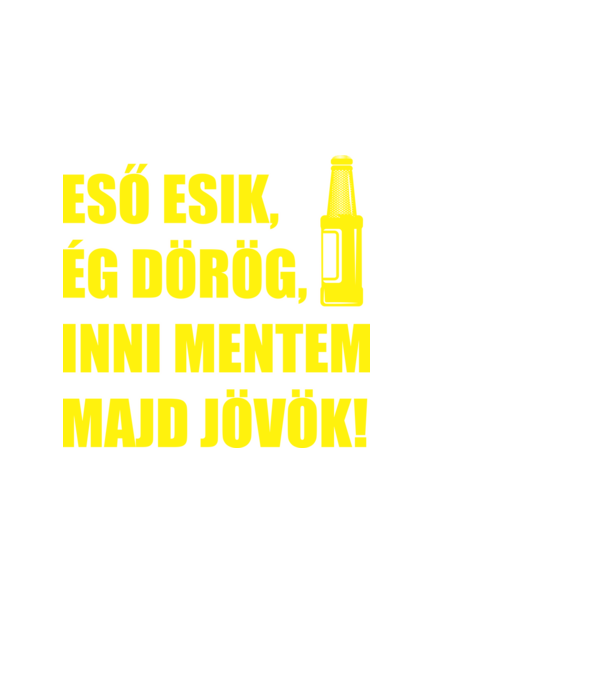 Inni mentem minta fekete pólón