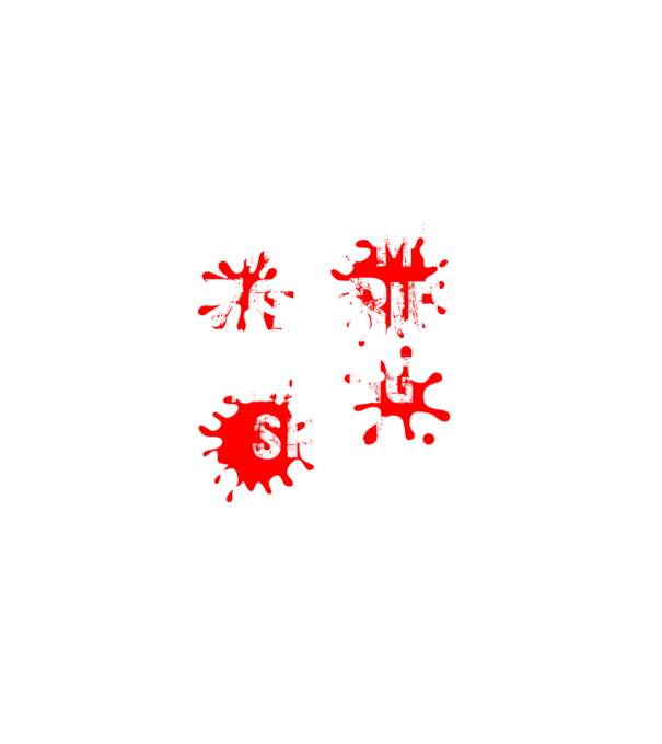 Zombie killing shirt minta fekete pólón
