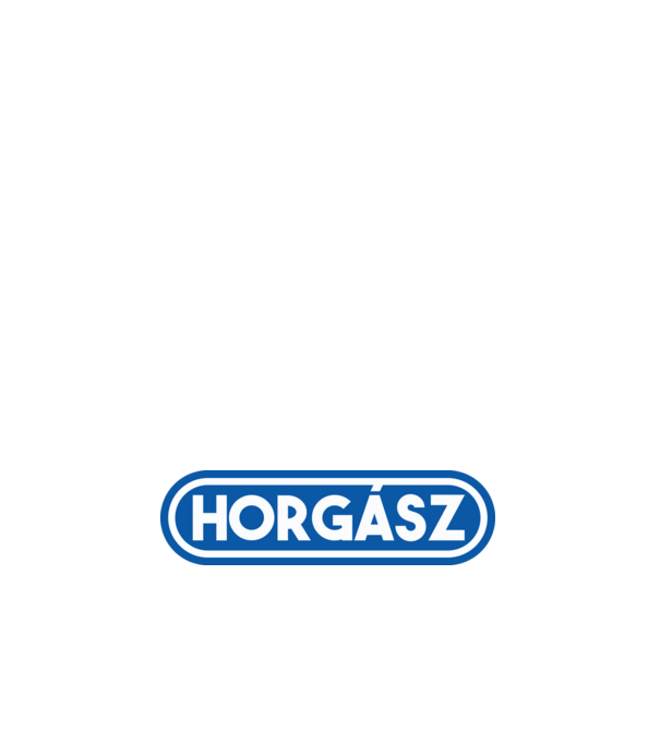 Horgász minta fehér pólón