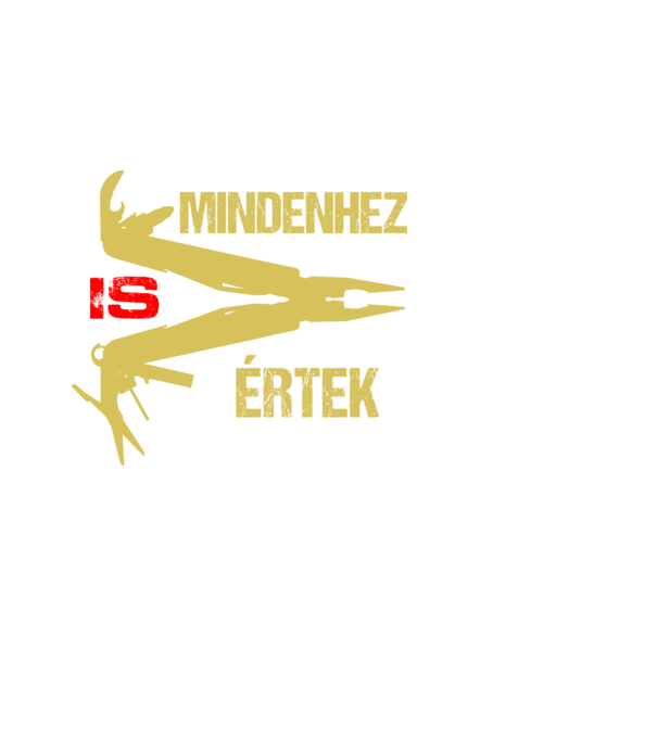 Mindenhez IS értek minta fekete pólón