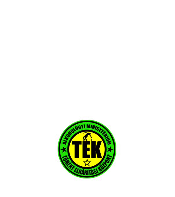 TEK minta sötétkék pólón