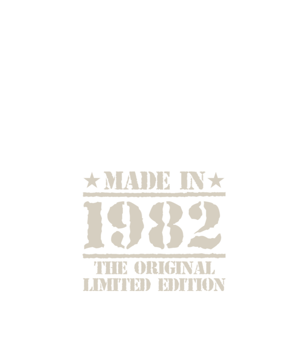 Made in 1982 minta fekete pólón