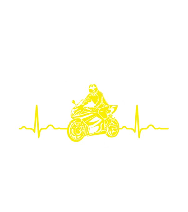 EKG motoros minta fehér pólón