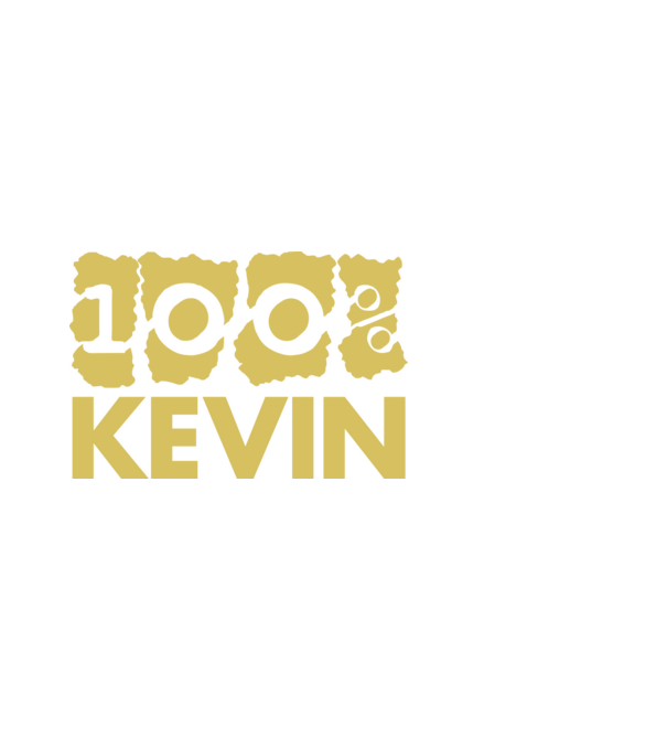 Kevin minta fekete pólón