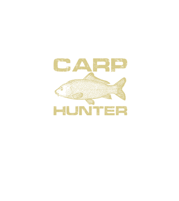 Carp Hunter (Ponty vadász) minta farmerkék pólón