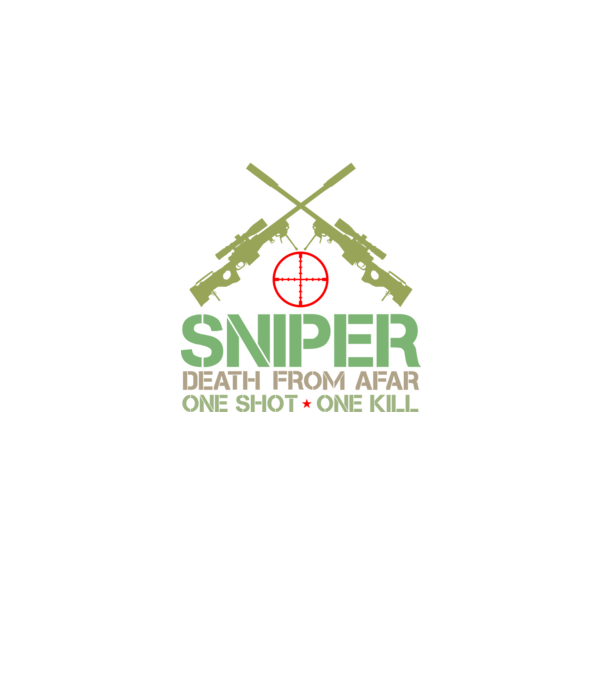 Sniper (one shot) minta fekete pólón