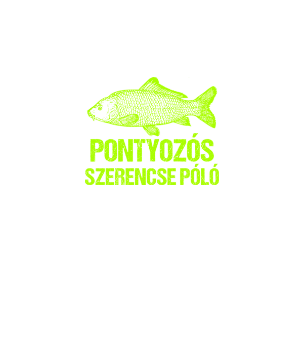 Pontyozós Póló minta zöld pólón