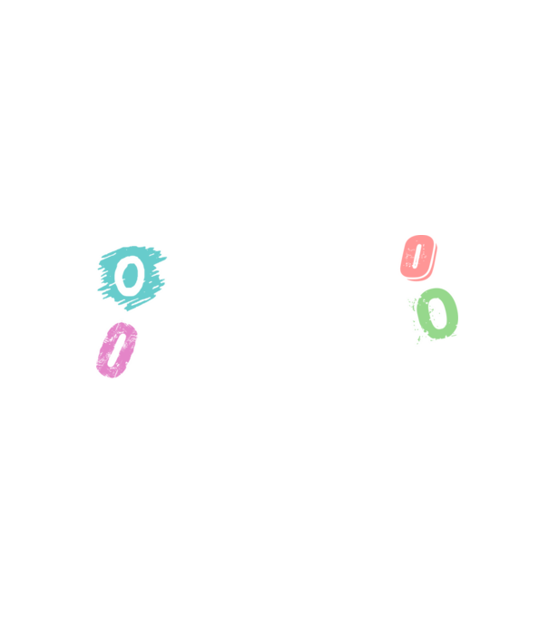 Osztani nullával minta fekete pólón