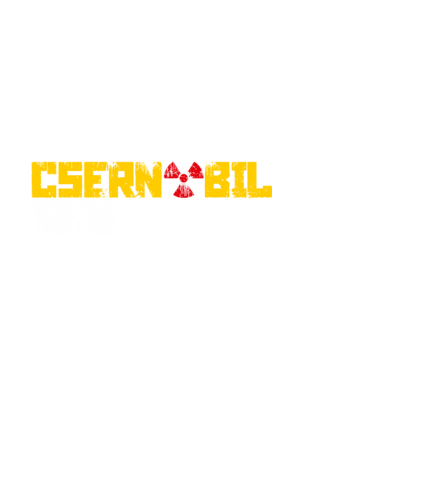 Csernobil 1986 minta fehér pólón