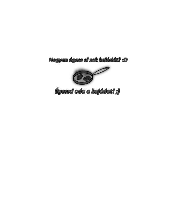 Kalóriaégetés egy szempillantás alatt minta szürke pólón