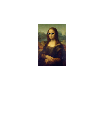 Mona Lisa ( Thug Life ) minta fekete pólón