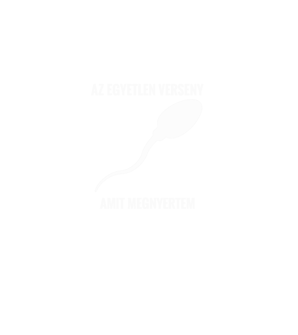 Az egyetlen verseny minta fekete pólón