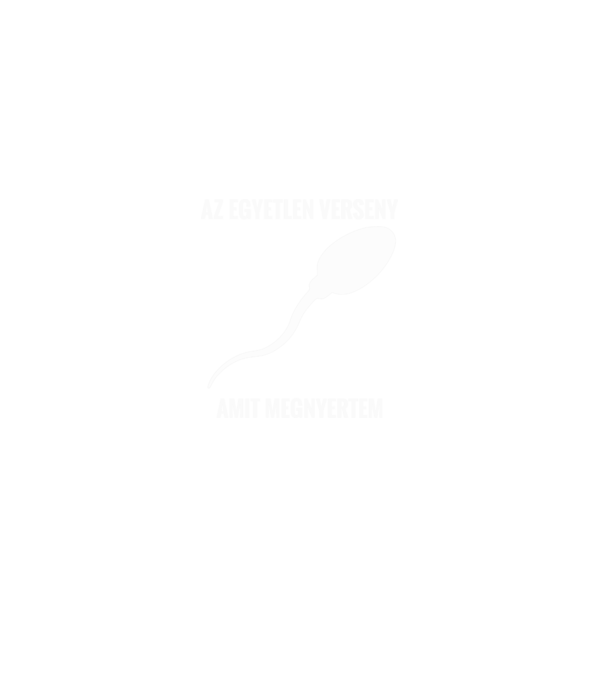 Az egyetlen verseny minta fekete pólón