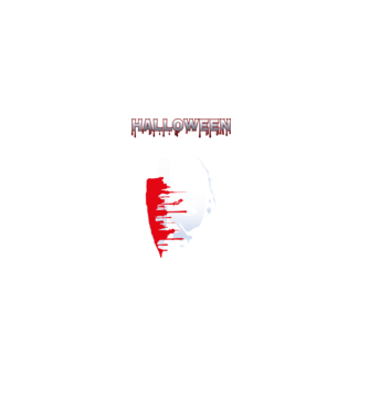 Halloween minta fekete pólón