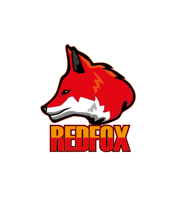 REDFOX minta fehér pólón