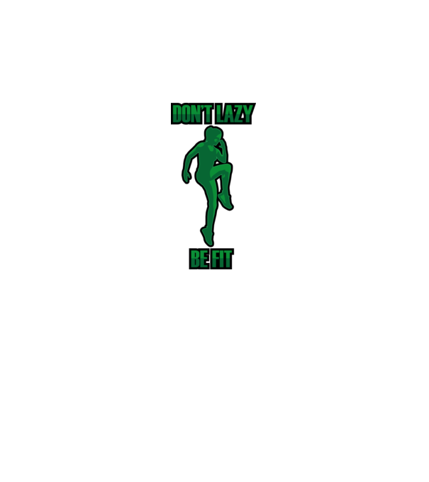 DON'T LAZY minta fehér pólón