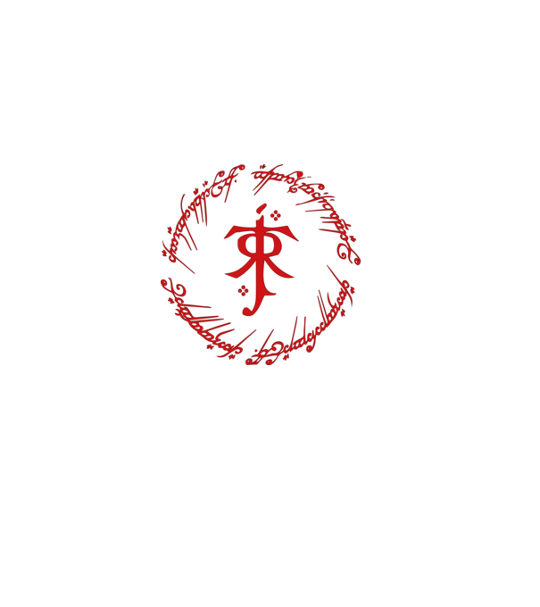 Tolkien minta fekete pólón