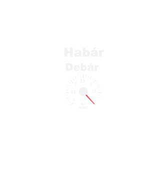 Habár Debár Két Bar minta farmerkék pólón