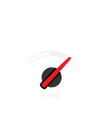 Vovo 850 Turbo mérő óra minta fekete pólón