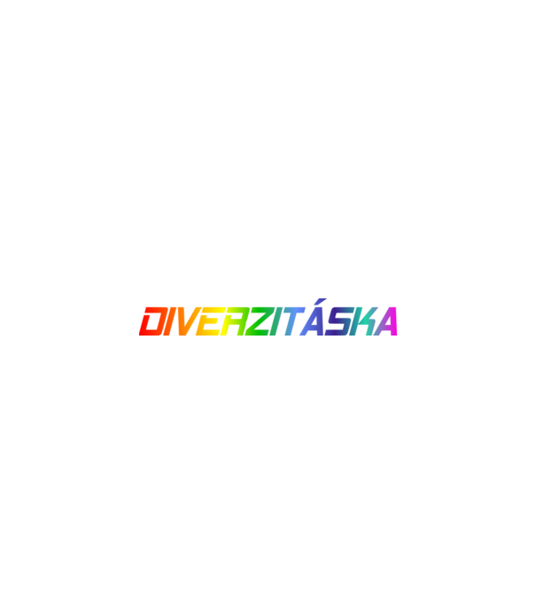 Tele van pakolva a diverzitáska! minta fekete pólón