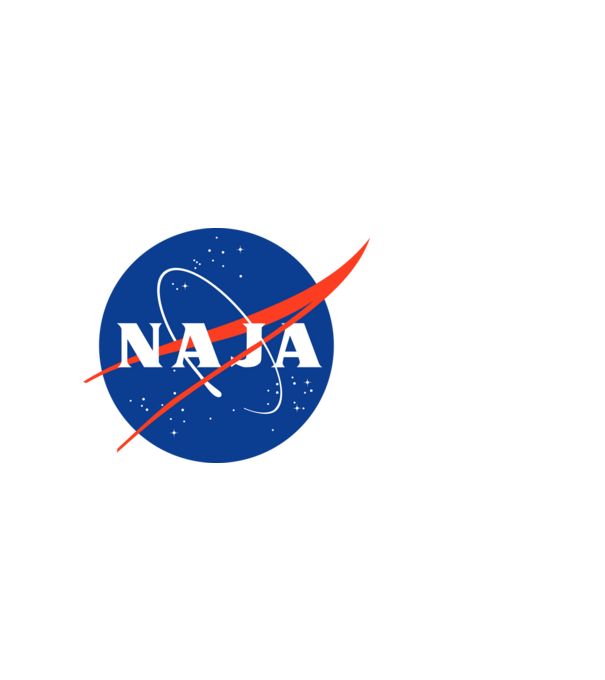 A magyar NASA minta fekete pólón