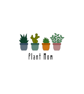 SAO_T038_PlantMom minta fehér pólón
