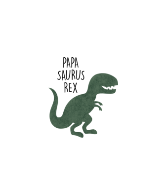 SAO_T103_PapaSaurusRex minta fehér pólón