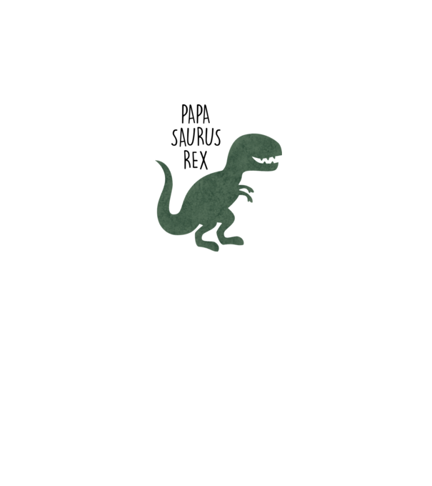 SAO_T103_PapaSaurusRex minta szürke pólón