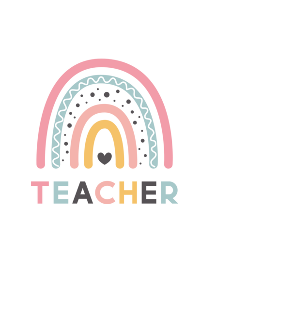 SAO_S194_Teacher_Rainbow minta fehér pólón