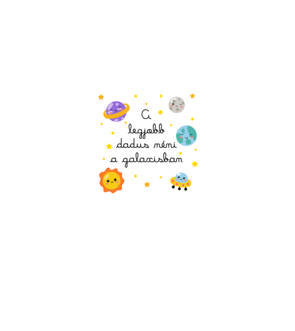 SAO_T092_TeacherDaySolarSystem_Nanny minta fehér pólón