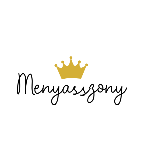 SAO_T080_MenyasszonyCrown minta fehér pólón