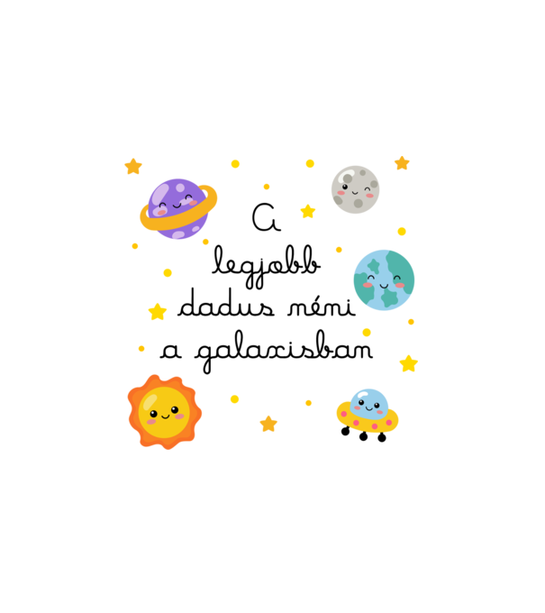 SAO_T092_TeacherDaySolarSystem_Nanny minta fehér pólón